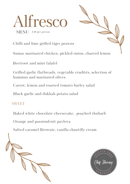 alfresco dining somerset