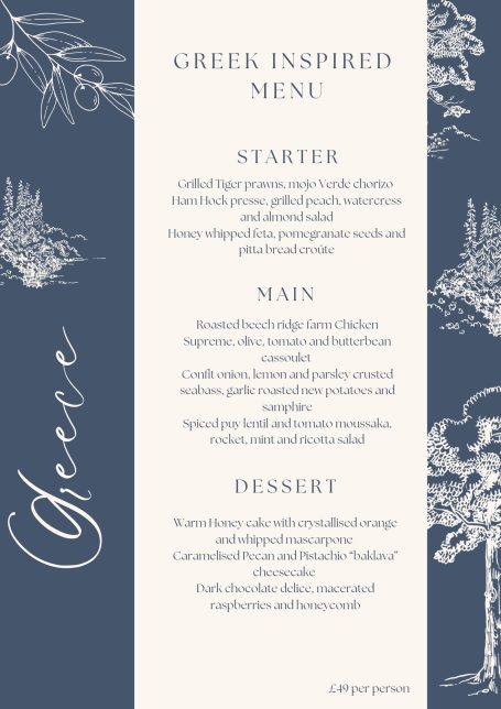 Greek dining Somerset