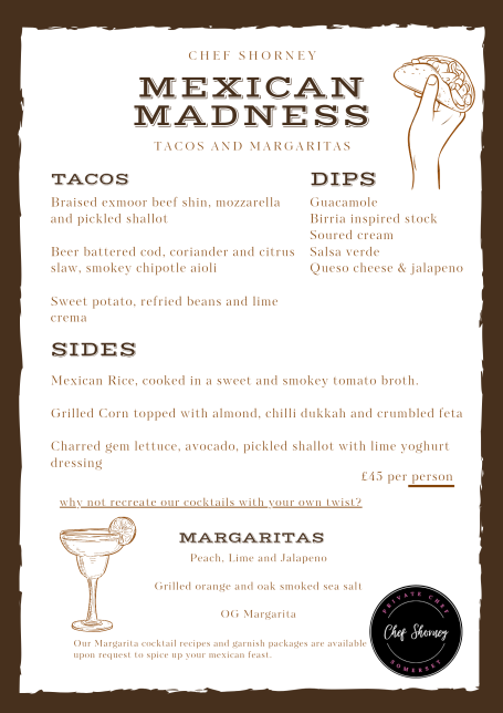 Mexican night hire chef
