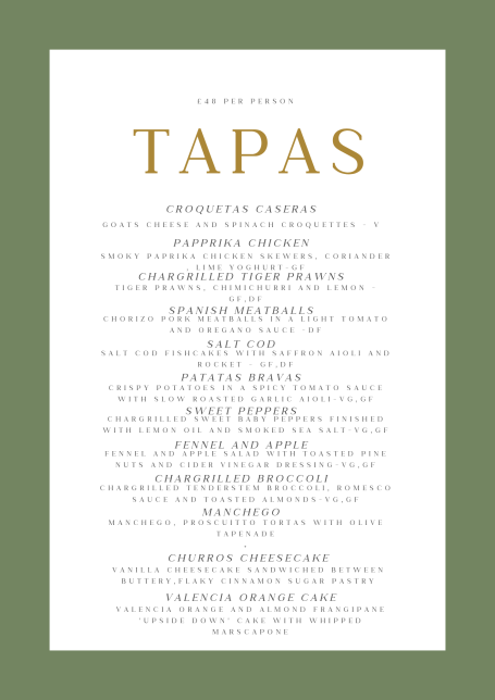 Tapas Somerset chef